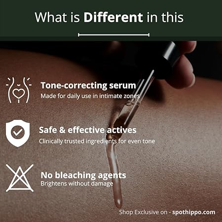 Lumi Bliss Brightening Serum for Pigmentation, Dark Spots, Tanning, Uneven Skin Tone | Bikini, Underarm, Neck & Inner Thigh Care | Fragrance-Free | For Women & Men | 50 ml