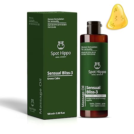 Green Calm Vitamin E Face & Body Oil – After Bath Daily Glow Oil Rosehip Oil, Almond, Olive, Jojoba & Orange Oils – 100ml