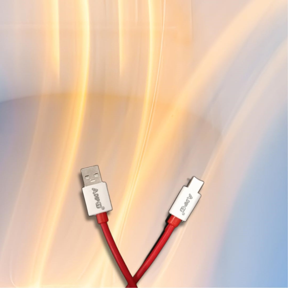 USB Cables, Braided Sync & Quick Charging Cable, 3.9 Feet (1.2M), Supports fastCharging, Rapid Data Transmission, (White,Red) SD DIPSY ONE PLUS CABLE