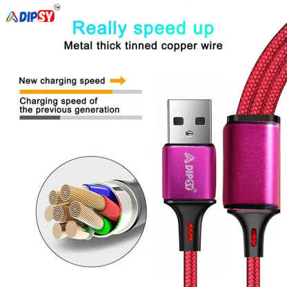 Rugged V3 Extra Tough Unbreakable Braided Micro USB Cable 1 Meter (Red) Compatibility with all Smartphones, Tablets, Laptops & other Micro USB devices, 480Mbps Data Sync SD-Data Cable-046_1